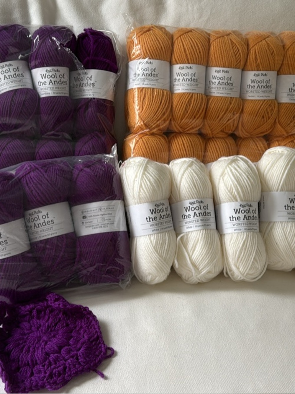Wool of the Andes yarn by KnitPicks